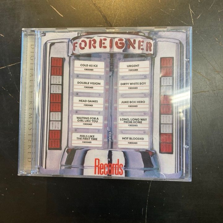 Foreigner - Records (remastered) CD (VG+/VG+) -hard rock-